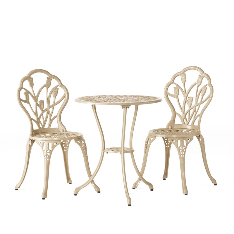 Nassau - Cast 3 Piece Bistro Set - R&R Furniture Gallery (Fountain Valley, CA)
