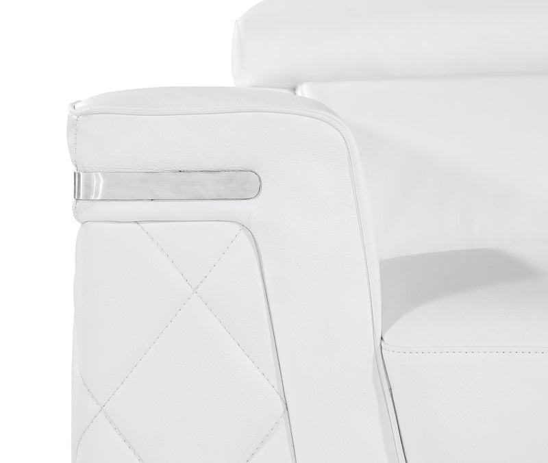 1140 - Top Grain Italian Leather Chair - R&R Furniture Gallery (Fountain Valley, CA)