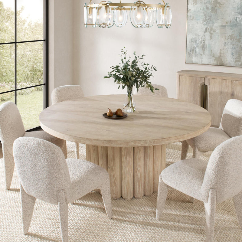 Tiber - Round Dining Table - R&R Furniture Gallery (Fountain Valley, CA)