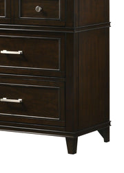 Merlot - 6 Drawer Dresser - Mahogany - R&R Furniture Gallery (Fountain Valley, CA)