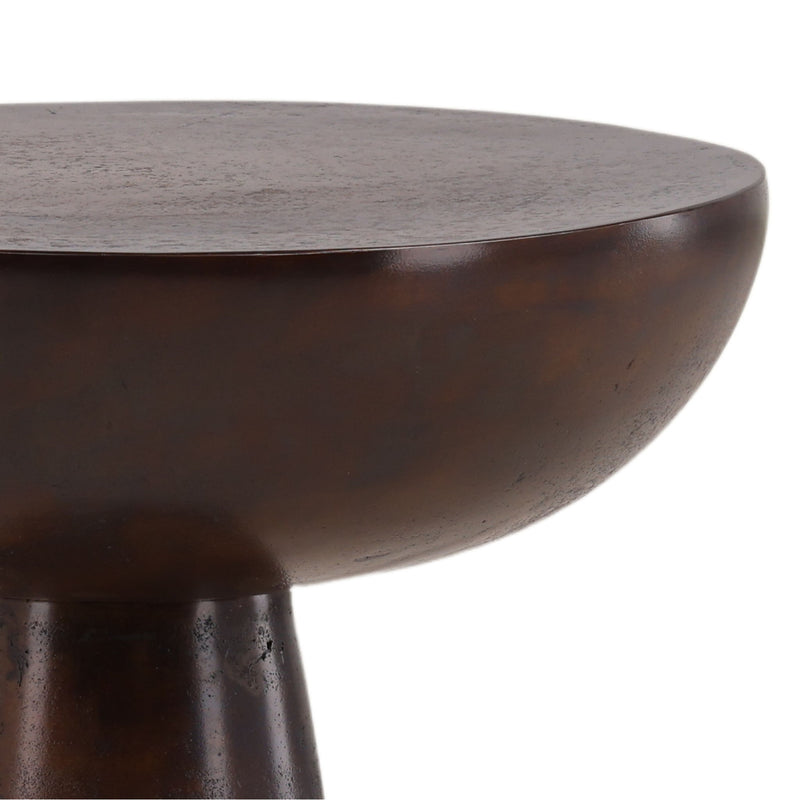 Destry - Side Table Small - Antique Brown