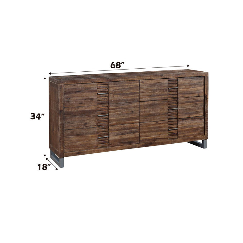 Andria - Dresser - Reclaimed Oak - R&R Furniture Gallery (Fountain Valley, CA)