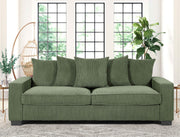 Luxe Sofa With 5 Matching Toss Pillows, Sleek Design, Spacious And Comfortable 3 Seater Couch - R&R Furniture Gallery (Fountain Valley, CA)