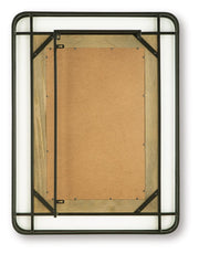 Beelman - Accent Mirror - Black / Brown - R&R Furniture Gallery (Fountain Valley, CA)