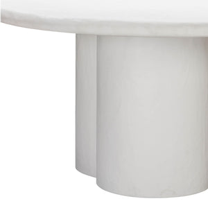 Elika - Faux Plaster Round Dining Table - R&R Furniture Gallery (Fountain Valley, CA)