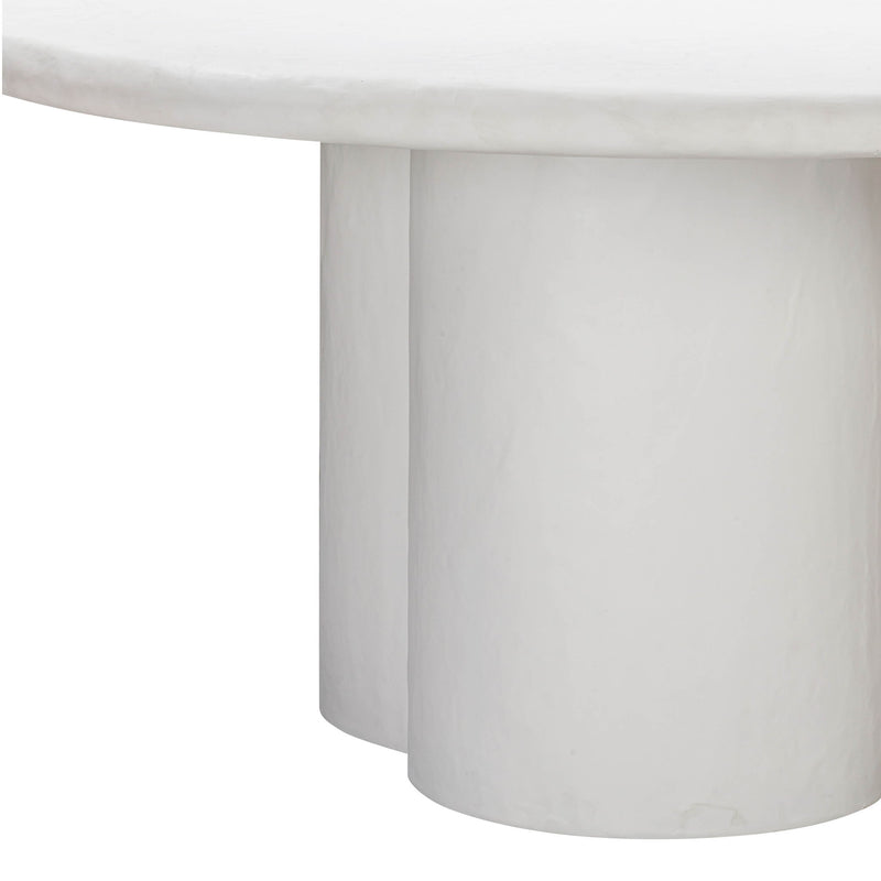 Elika - Faux Plaster Round Dining Table - R&R Furniture Gallery (Fountain Valley, CA)