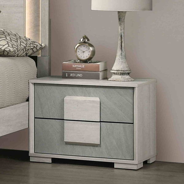 Lincolt - Nightstand, White Wash