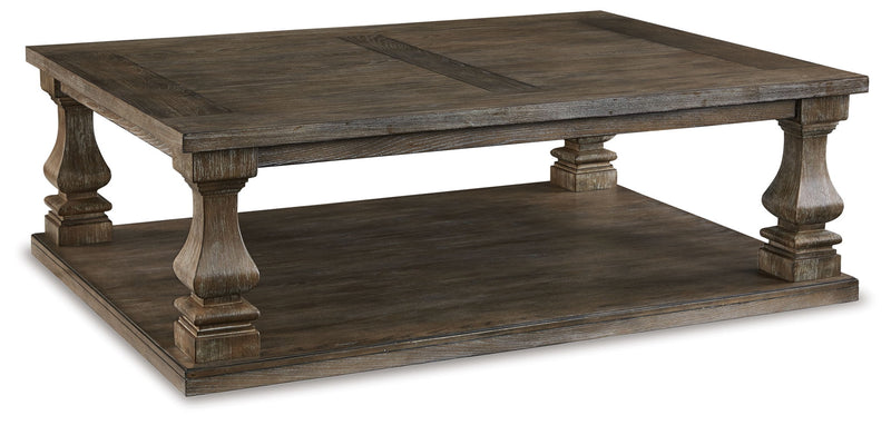 Johnelle - Rectangular Cocktail Table - Gray - R&R Furniture Gallery (Fountain Valley, CA)