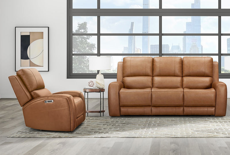 Parker Living Belmont zero gravity power reclining 3-piece living room set with plush cushions and modern design.