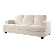 Modern Sofa, Comfortable 3 Seater Couch With Deep Seating, Loose Back Cushions, Wide Arms - R&R Furniture Gallery (Fountain Valley, CA)