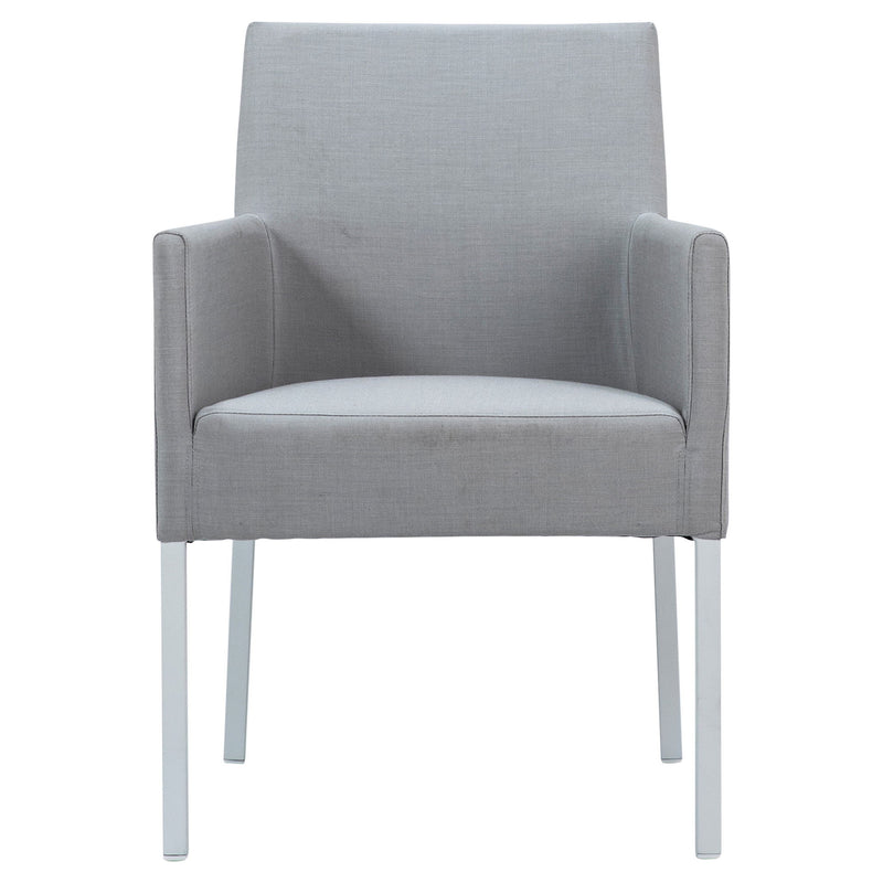 Norman - Outdoor Dining Chair - Gray And White