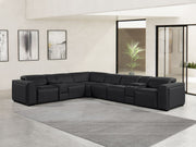 1224 - 8-Piece L-Shaped Sectional Sofa In With 4 Power Recliners & Power Headrests - R&R Furniture Gallery (Fountain Valley, CA)