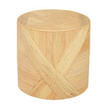 Matea - Rattan Cross Side Table - Natural - R&R Furniture Gallery (Fountain Valley, CA)