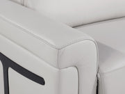 1126 - Top Grain Power Reclining Italian Leather Loveseat - R&R Furniture Gallery (Fountain Valley, CA)