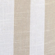 Dex - Striped Linen Ottoman - R&R Furniture Gallery (Fountain Valley, CA)
