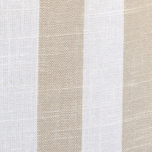 Dex - Striped Linen Ottoman - R&R Furniture Gallery (Fountain Valley, CA)