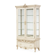 Platine de Royale - Curio Cabinet - Champagne - R&R Furniture Gallery (Fountain Valley, CA)
