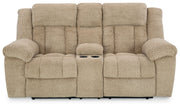 Tip-off - Power Reclining Loveseat With Console / Adj Headrest - R&R Furniture Gallery (Fountain Valley, CA)