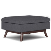 Owen - Upholstered Rectangular Storage Ottoman - R&R Furniture Gallery (Fountain Valley, CA)