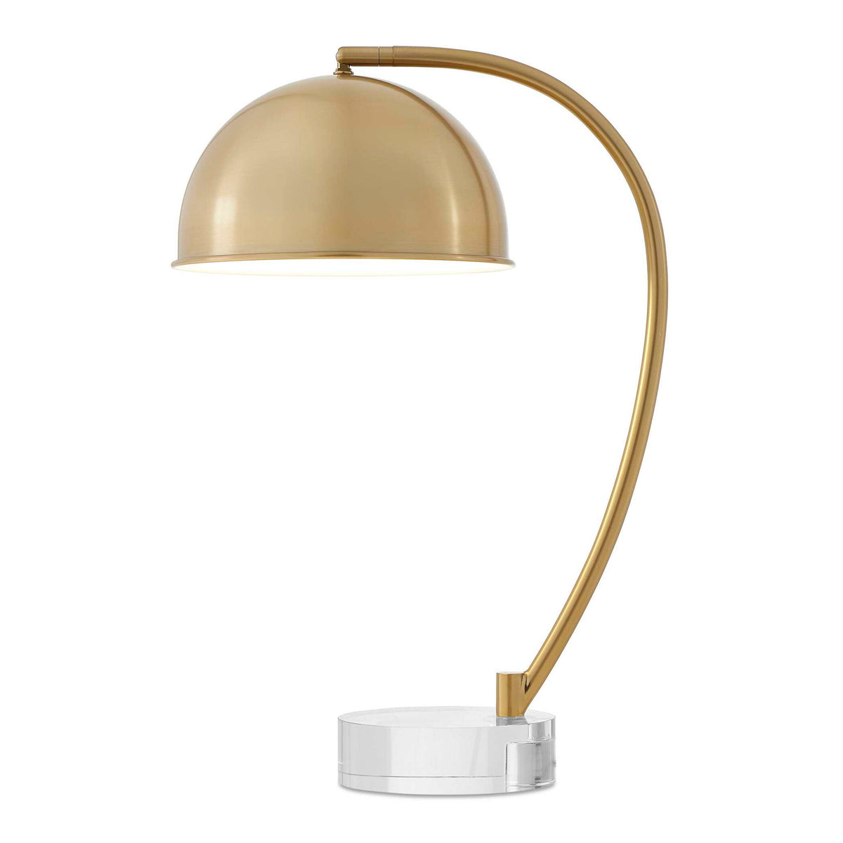 Romani - Brass Desk Lamp - Gold