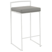 Lumi Source Fuji Simple Elegance contemporary stackable counter stool set with sleek design and modern finish.