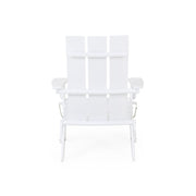 Noble House Aurascape outdoor foldable Adirondack arm chair with a comfortable slatted design and weather-resistant finish.