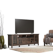 Artisan - TV Media Stand - Natural Aged Brown - R&R Furniture Gallery (Fountain Valley, CA)