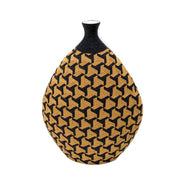 Jahia - Geometric Vase - Light Brown - R&R Furniture Gallery (Fountain Valley, CA)