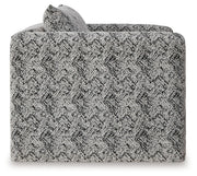 Kenbell - Accent Chair - Black / White - R&R Furniture Gallery (Fountain Valley, CA)