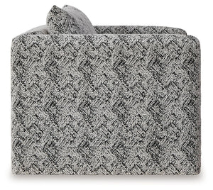 Kenbell - Accent Chair - Black / White - R&R Furniture Gallery (Fountain Valley, CA)