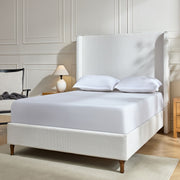 Harper - Tall Headboard Upholstered Bed / High Headboard / Elegant Simplicity / No Box Spring Needed - R&R Furniture Gallery (Fountain Valley, CA)