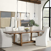 Lyra - Extendable Dining Table - Smoke Brown - R&R Furniture Gallery (Fountain Valley, CA)