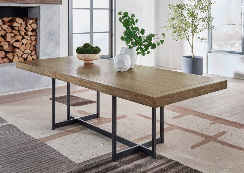 Tomtyn - Rectangular Dining Room Extension Table - Light Brown - R&R Furniture Gallery (Fountain Valley, CA)