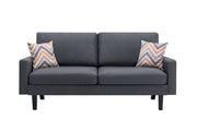 Bahamas - Minimalistic Sofa With 2 Throw Pillows - R&R Furniture Gallery (Fountain Valley, CA)