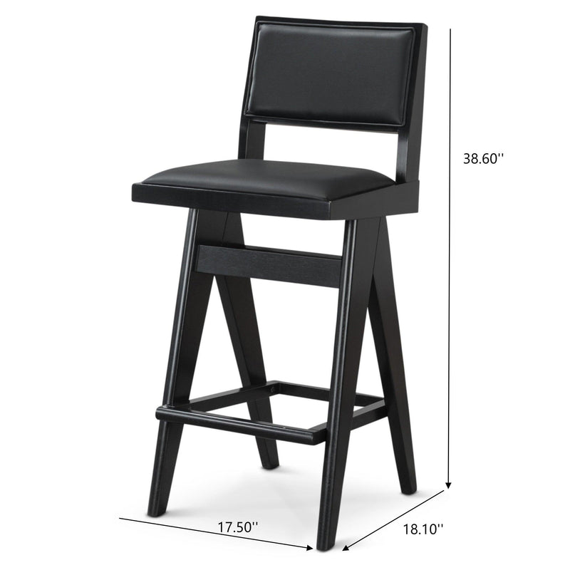 Keira - Bar Stool (Set of 2) - Black - R&R Furniture Gallery (Fountain Valley, CA)