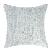 French Herringbone - Comforter Euro Sham - Storm - R&R Furniture Gallery (Fountain Valley, CA)