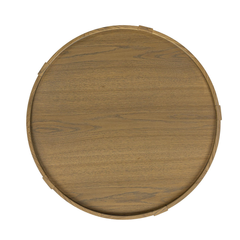 Devin - Solid Wood Round Table - R&R Furniture Gallery (Fountain Valley, CA)