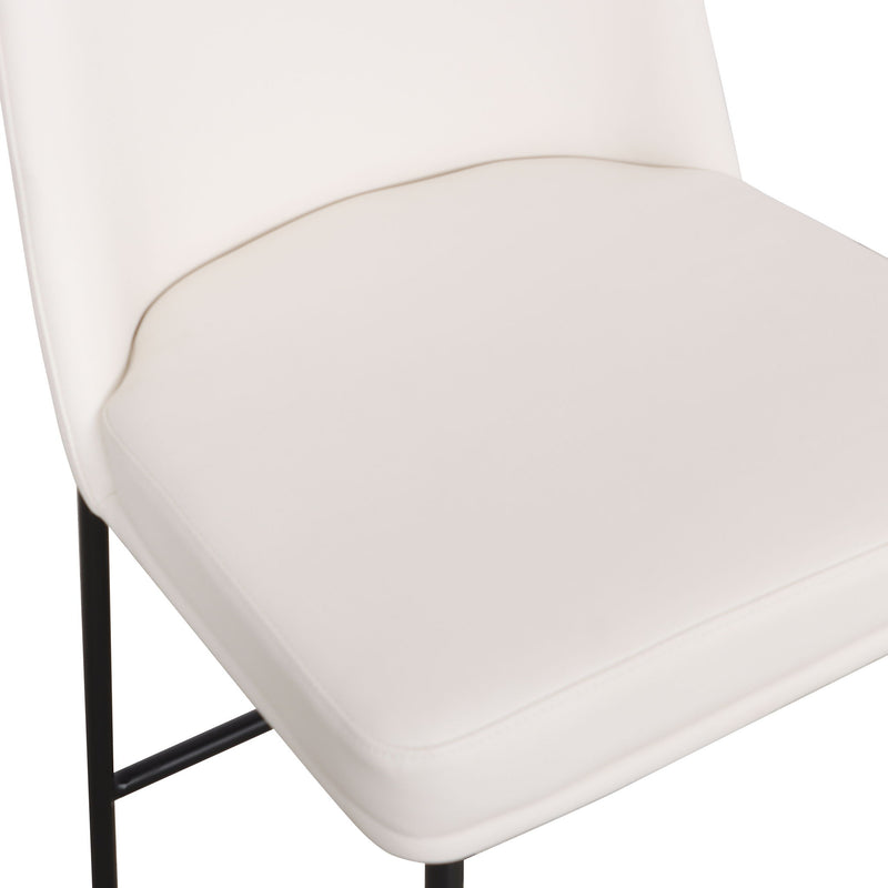 Set of two TOV Furniture Sydney counter stools with sleek wooden seats and metal legs, ideal for modern kitchen or bar area.