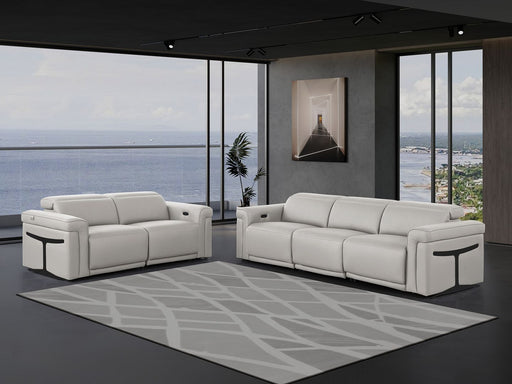 1126 - 5-Piece Modular Power Reclining Sofa And Loveseat Set In With 4 Power Recliners & Power Headrests - R&R Furniture Gallery (Fountain Valley, CA)