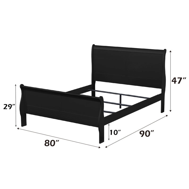 Louis Philippe - Bed