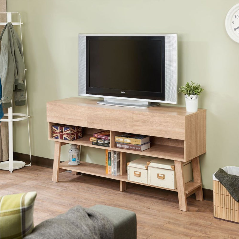 Ariza - TV Stand - Rustic Natural - R&R Furniture Gallery (Fountain Valley, CA)