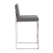 Lumi Source Fuji contemporary high back counter stool with functional design, featuring sleek modern style and sturdy construction.