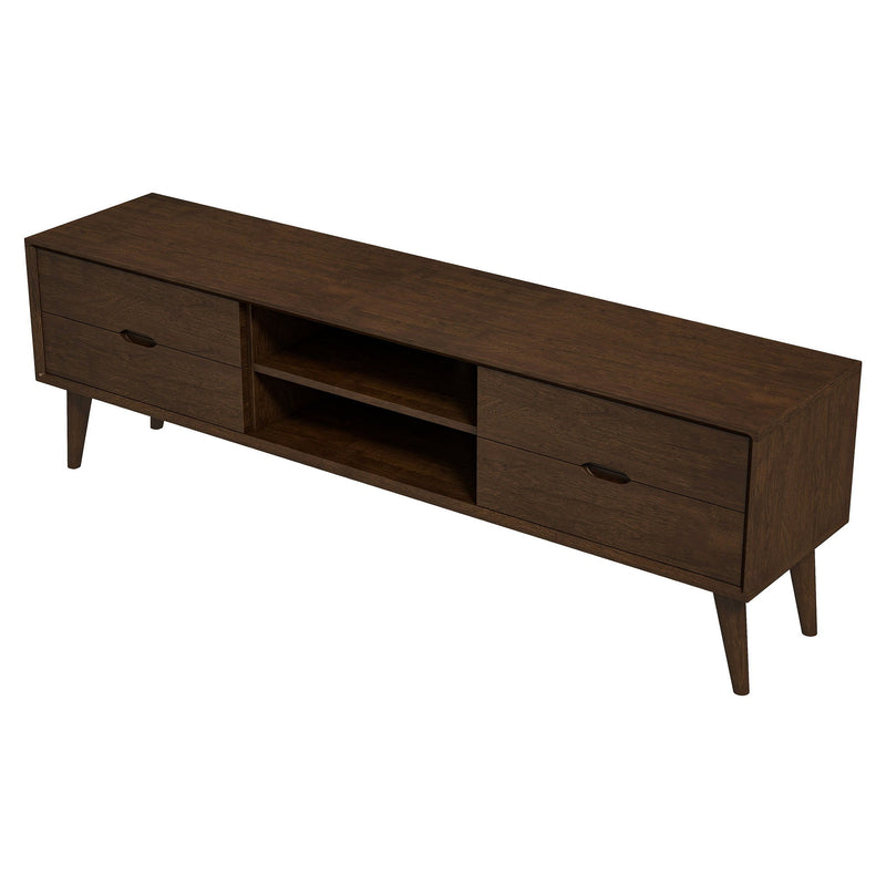 Adrian - TV Stand - Walnut Brown - R&R Furniture Gallery (Fountain Valley, CA)