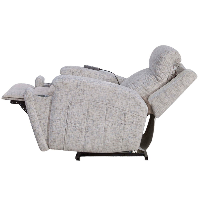 Parker Living Armstrong massage recliner with heat, massage functions, and auto-glide in a modern living room setting