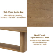 Zoey - Dining Table - Oak - R&R Furniture Gallery (Fountain Valley, CA)