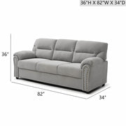 Hamilton - Sofa With Nailhead Trim - R&R Furniture Gallery (Fountain Valley, CA)