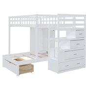Bunk Bed With Wardrobe, Drawers - R&R Furniture Gallery (Fountain Valley, CA)