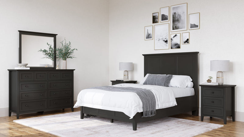 Grace Wall or Dresser Mirror in Raven Black