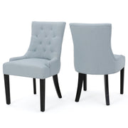 Contemporary Cheney Dining Chair Set With Tufted Design - R&R Furniture Gallery (Fountain Valley, CA)