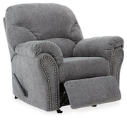 Allmaxx - Rocker Recliner - Pewter - R&R Furniture Gallery (Fountain Valley, CA)